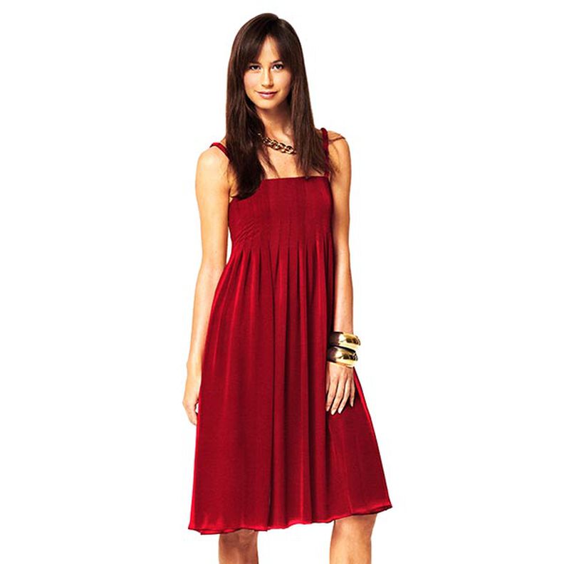 Jersey viscose léger – rouge feu,  image number 9