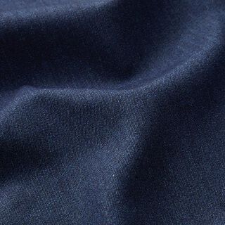 Tissu serré aspect denim et envers pelucheux – bleu marine/beige, 
