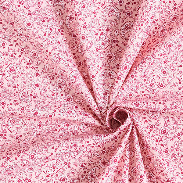 Tissu en coton Cretonne Paisley – rose,  image number 3
