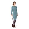 Jersey structuré chatoyant – bleu pigeon,  thumbnail number 4