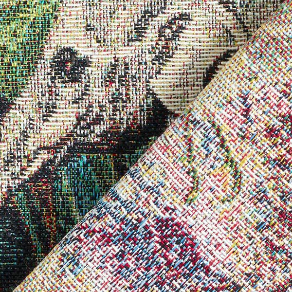 Tissu de décoration Gobelin jungle – noir/vert foncé, image number 4