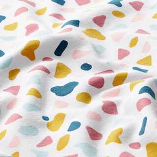 GOTS Jersey coton Taches – écru, 
