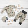 Jersey coton Voitures de course rétro – taupe clair,  thumbnail number 6