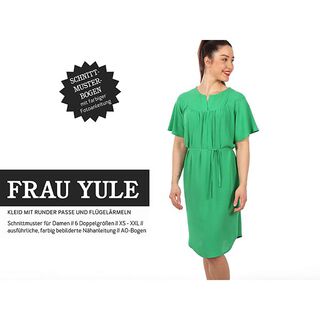 Chemisier à empiècement rond et manches papillon FRAU YULE | Patron prêt à découper | XS-XXL, 