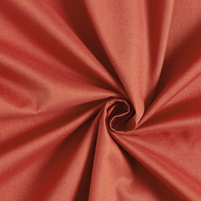Tissu en coton Cretonne Uni – terre cuite, image number 1