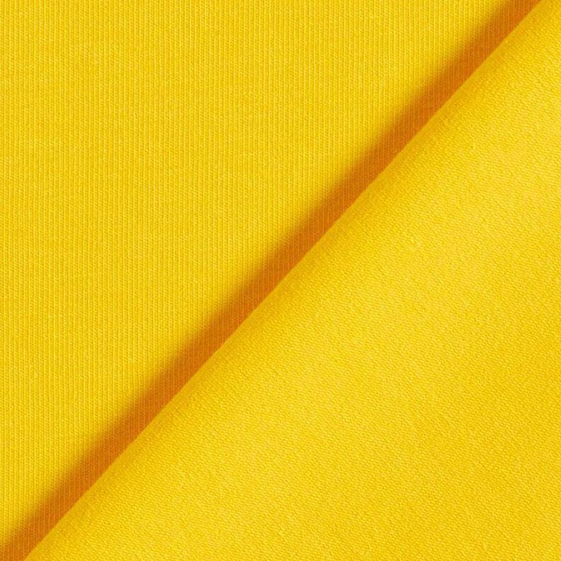 Jersey coton Medium Uni – jaune soleil,  image number 3