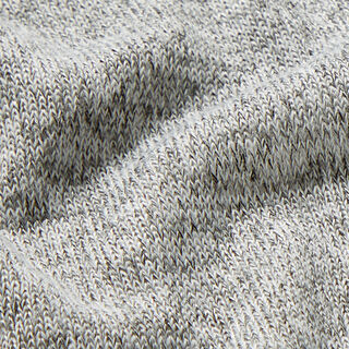 Maille fine chinée – gris clair, 