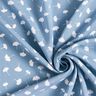 Tissu en bambou Feuilles de ginkgo – gris bleu,  thumbnail number 3