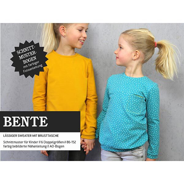 BENTE - Pull avec poche poitrine, pour enfants, Studio Schnittreif  | 86 - 152,  image number 1