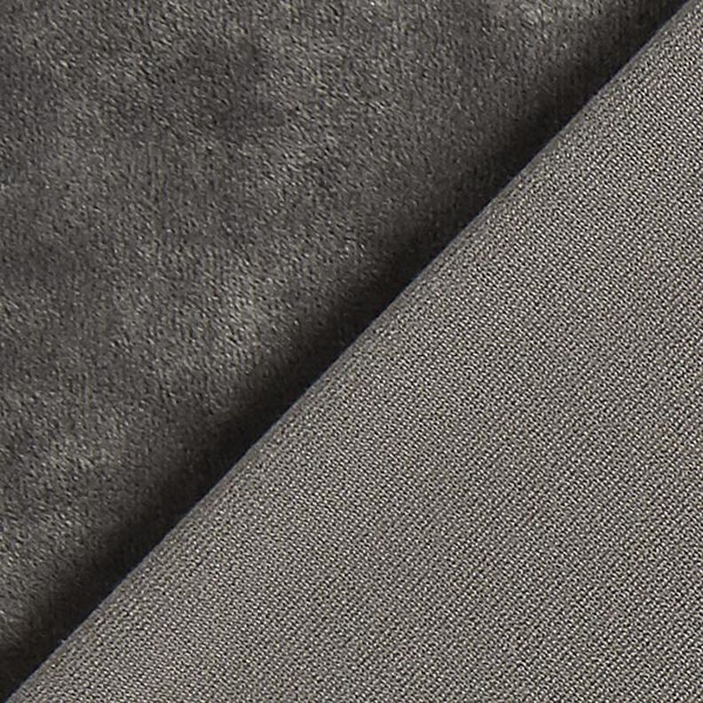 Velours stretch Tissu Nicki – gris,  image number 3