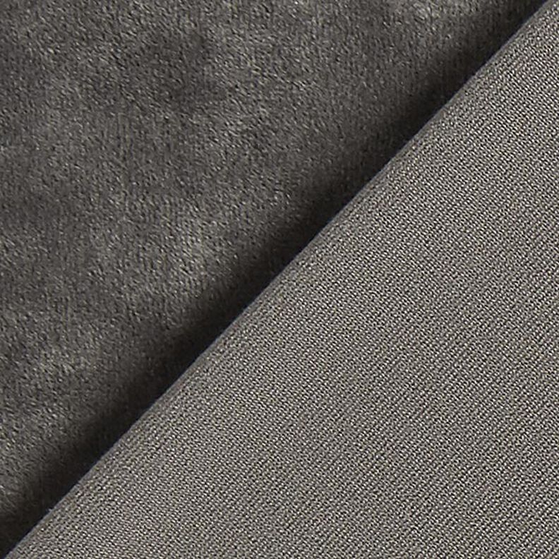 Velours stretch Tissu Nicki – gris, image number 3