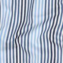 Denim Coton mélangé rayures | Poppy Fabrics – bleu jean/écru, 