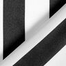 Satin de polyester larges rayures verticales – noir/blanc,  thumbnail number 4