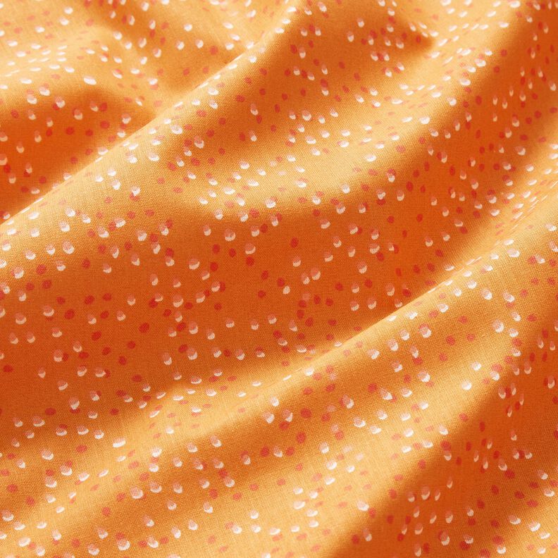 Tissu en coton Cretonne Pünktchen – orange pêche,  image number 2