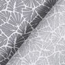 Coton enduit Mini feuilles abstraites – gris/blanc,  thumbnail number 5