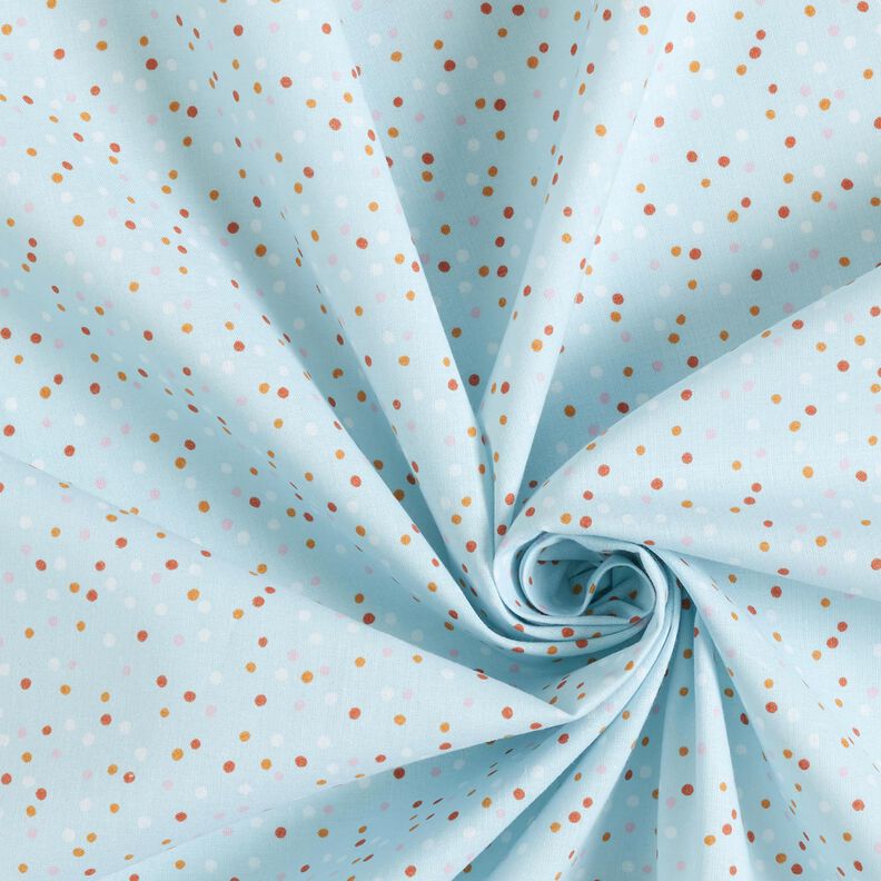 Tissu en coton Cretonne Petits points – bleu clair, image number 3