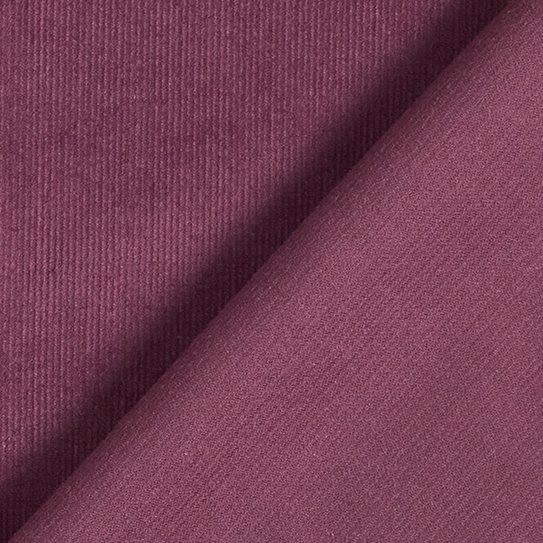 Velours milleraies Uni – aubergine, image number 4