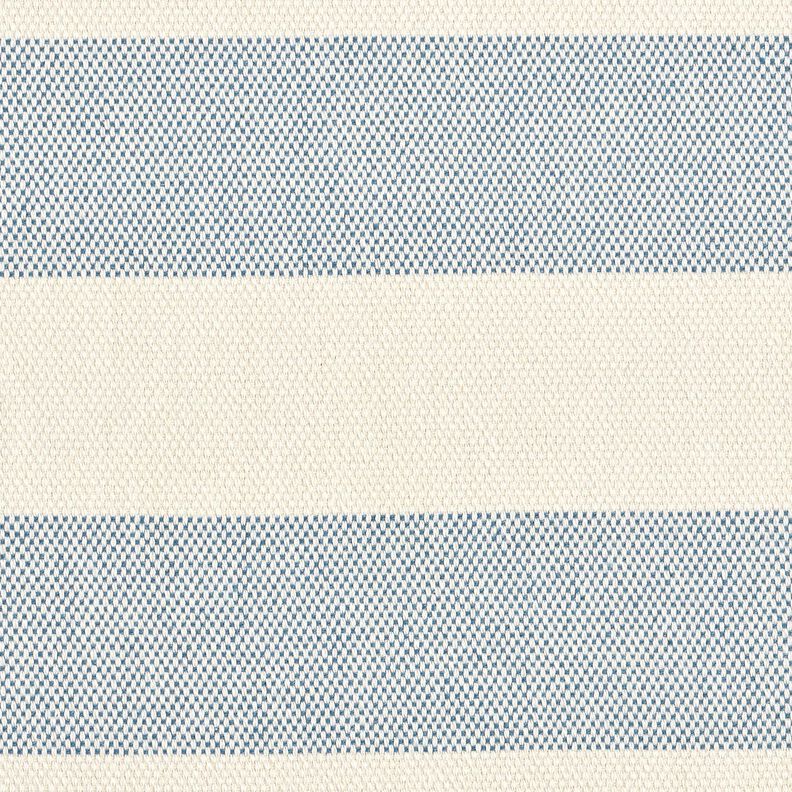 Tissu de d&eacute;coration Panama Larges rayures &ndash; gris bleu/beige clair,  image number 1