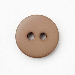 Bouton à 2 trous rond [Ø 11 mm] – noix de cajou, 