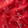 Tissu de décoration Canvas Vœux de Noël – rouge/blanc,  thumbnail number 2