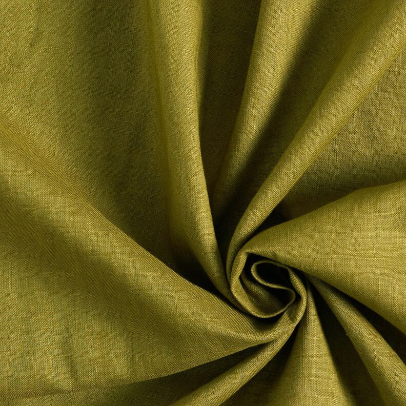 Lin mélangé léger prélavé – olive,  image number 1