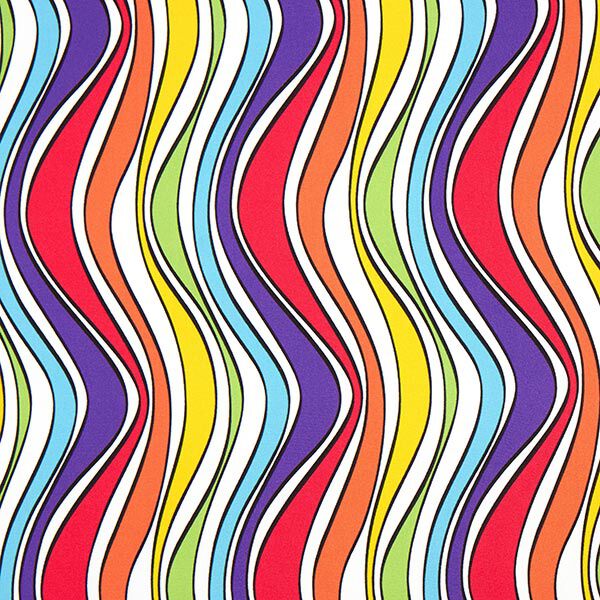 Tissu carnaval motif vagues,  image number 1