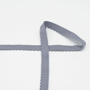 Biais &eacute;lastique dentelle [20 mm] &ndash; gris, 