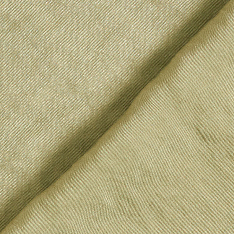 Mélange viscose Reflet brillant – kaki clair,  image number 4
