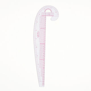 Règle courbe 40 x 65 cm – transparent, 