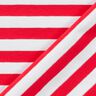 Jersey coton Rayures larges – rouge/blanc,  thumbnail number 4