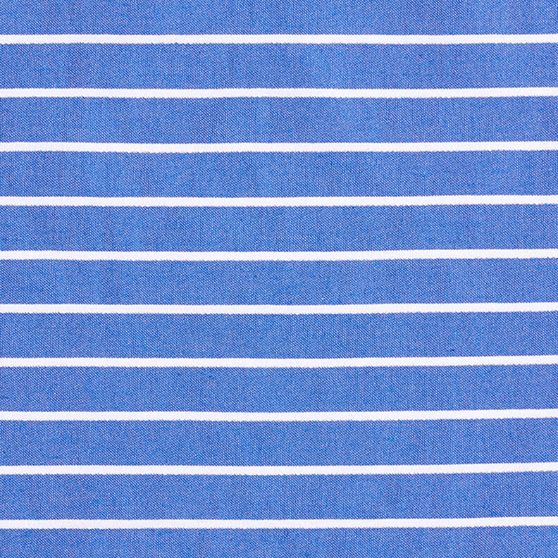 Viscose stretch à rayures pailletées – bleu/blanc,  image number 1