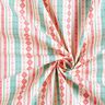 Tissu en coton cretonne Ethno – vert menthe/rose,  thumbnail number 4