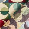 Tissu de décoration Gobelin Cercles et carrés – beige clair/bleu,  thumbnail number 4