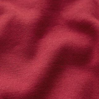 GOTS Bord-côtes coton | Tula – rouge bordeaux, 