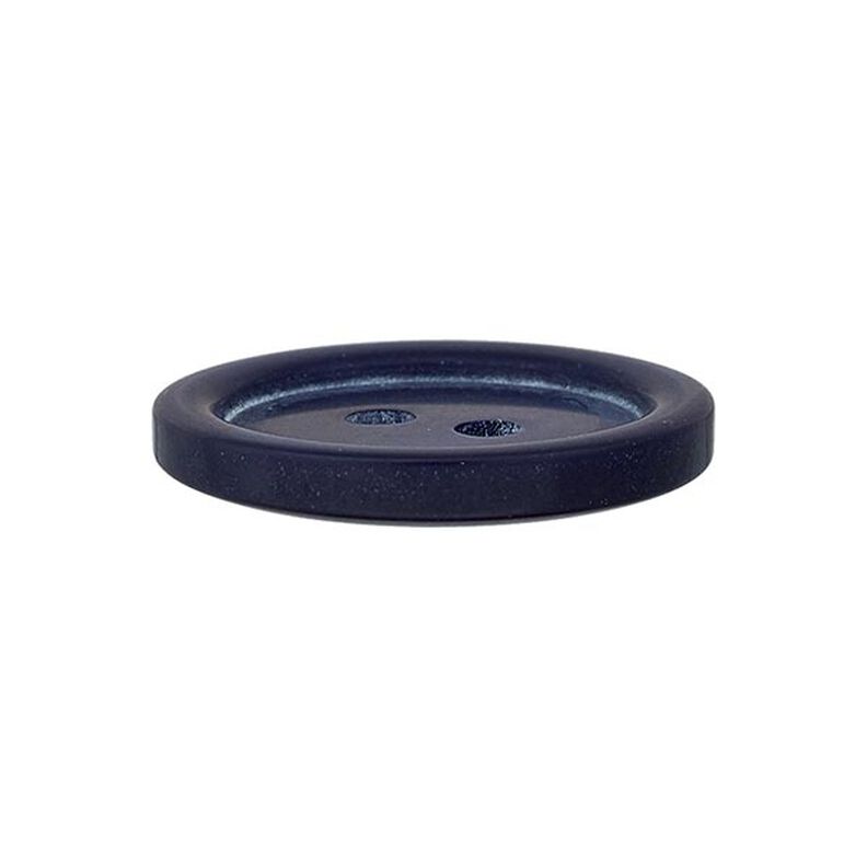 Bouton plastique 2 trous Basic - bleu marine,  image number 2