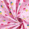 Tissu en coton Cretonne glace – rose,  thumbnail number 3
