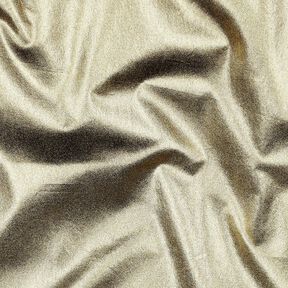Popeline coton embelli avec un film Uni – or métallisé, 