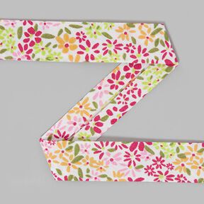 Biais Fleur (19 mm) 3 – rose vif, 