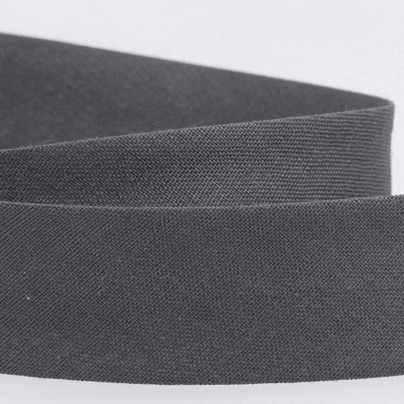 Biais Polycotton [20 mm] – gris foncé,  image number 2