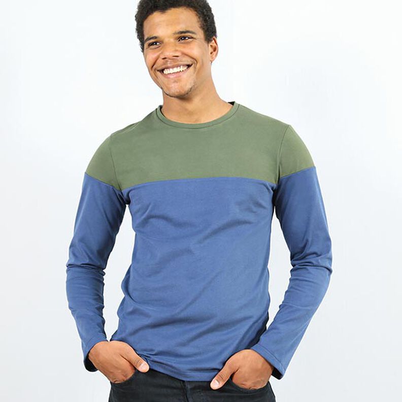 Chemise à manches longues en color block HERR LEVI | Patron prêt à découper | S-XXL,  image number 3