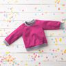 Molleton coton léger uni – rose intense,  thumbnail number 7