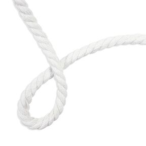 Cordelette en coton [ Ø 8 mm ] – blanc, 
