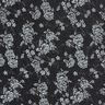 Chambray kleine Rosen – noir/blanc,  thumbnail number 1