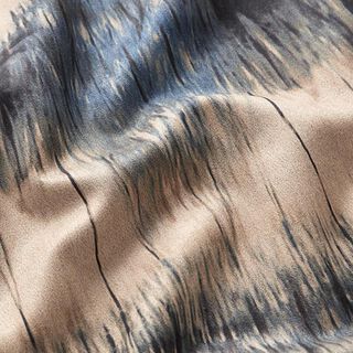 Daim extensible abstrait – sable/bleu, 