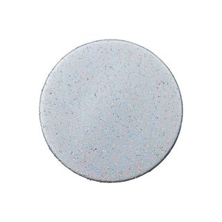 Bouton à queue polyester – argent, 