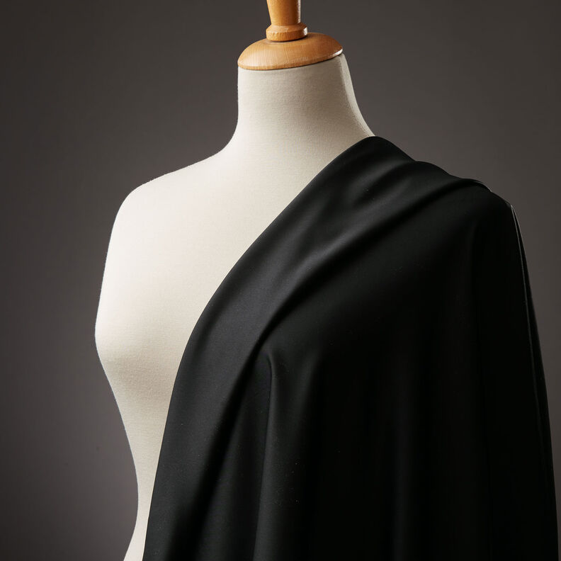 Satin microfibre – noir, image number 8