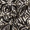 Tissu pour chemisier à grand motif abstrait – noir/blanc,  thumbnail number 4