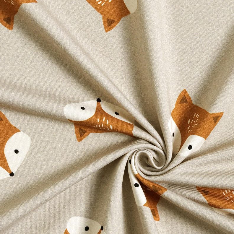 French Terry petit renard – argent,  image number 3