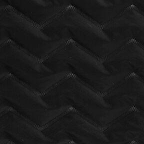 Tissu matelassé Tissu peau de pêche à chevrons | Katia Fabrics – noir, 