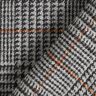 Drap de laine Prince de Galles – gris foncé/orange,  thumbnail number 6